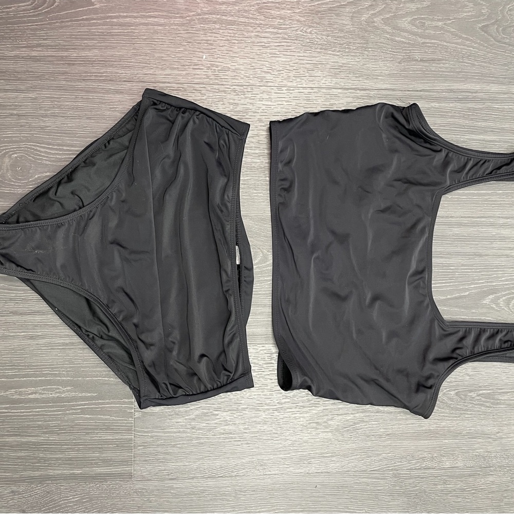 Coral Reef Women’s Black Bikini Set Size XL